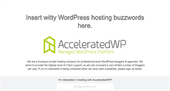 Desktop Screenshot of acceleratedwp.com